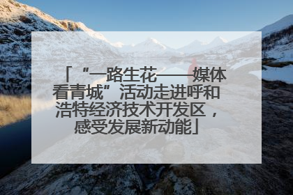 “一路生花——媒体看青城”活动走进呼和浩特经济技术开发区，感受发展新动能
