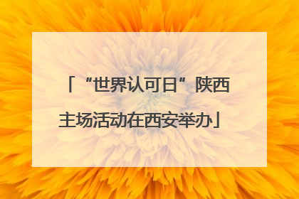 “世界认可日”陕西主场活动在西安举办