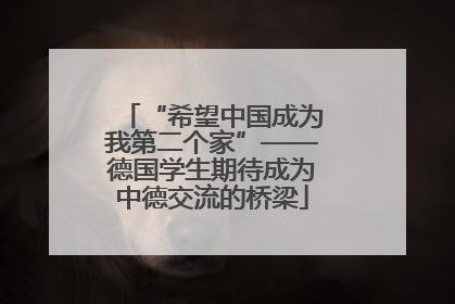 “希望中国成为我第二个家”——德国学生期待成为中德交流的桥梁