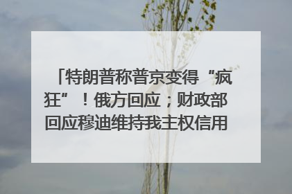 特朗普称普京变得“疯狂”！俄方回应；财政部回应穆迪维持我主权信用评级；小米辟谣“定制芯片”；不听人类指挥，OpenAI模型拒关闭丨每经早参