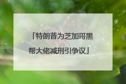 特朗普为芝加哥黑帮大佬减刑引争议