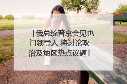俄总统普京会见也门领导人 将讨论政治及地区热点议题