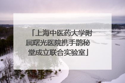上海中医药大学附属曙光医院携手鹊秘堂成立联合实验室