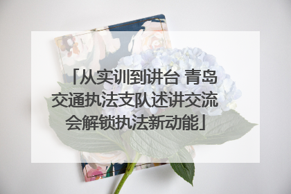 从实训到讲台 青岛交通执法支队述讲交流会解锁执法新动能