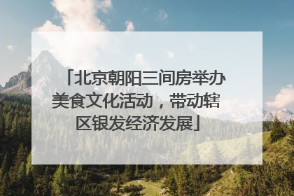 北京朝阳三间房举办美食文化活动，带动辖区银发经济发展