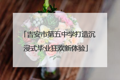 吉安市第五中学打造沉浸式毕业狂欢新体验
