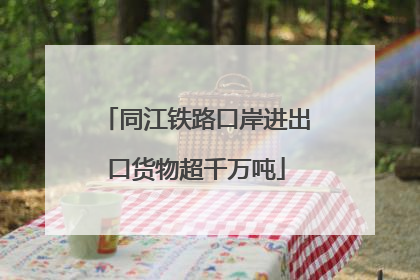 同江铁路口岸进出口货物超千万吨