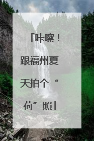 咔嚓！跟福州夏天拍个“荷”照