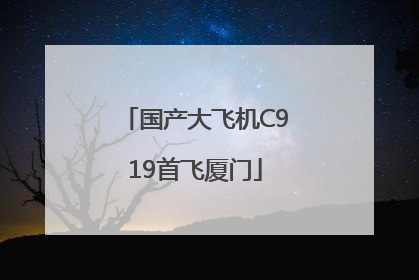 国产大飞机C919首飞厦门