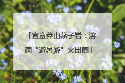 宜章莽山燕子岩：溶洞“避暑游”火出圈
