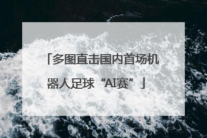 多图直击国内首场机器人足球“AI赛”