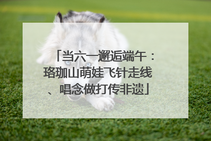 当六一邂逅端午：珞珈山萌娃飞针走线、唱念做打传非遗
