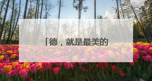 德，就是最美的风景——写在德州荣获“全国文明城市”称号之际