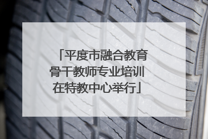平度市融合教育骨干教师专业培训在特教中心举行