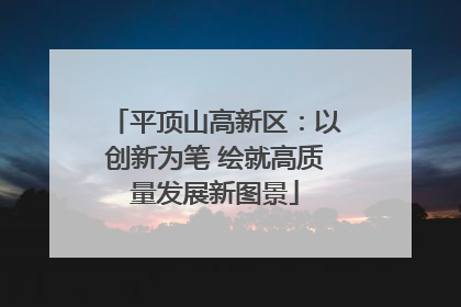 平顶山高新区：以创新为笔 绘就高质量发展新图景
