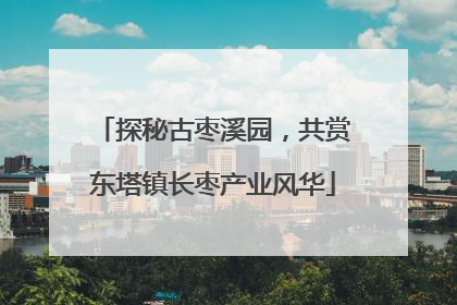 探秘古枣溪园，共赏东塔镇长枣产业风华