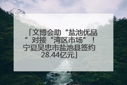 文博会助“盐池优品”对接“湾区市场”！宁夏吴忠市盐池县签约28.44亿元