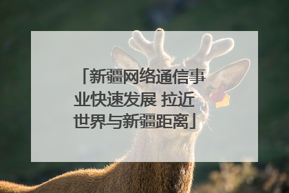 新疆网络通信事业快速发展 拉近世界与新疆距离