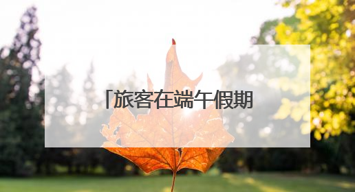 旅客在端午假期“粽”享平安