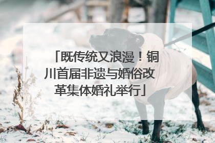 既传统又浪漫！铜川首届非遗与婚俗改革集体婚礼举行