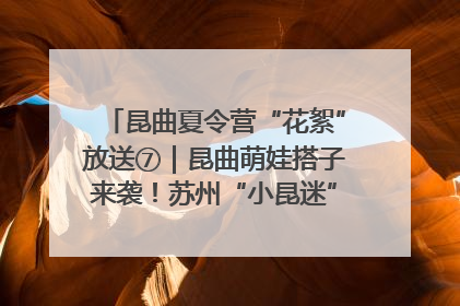 昆曲夏令营“花絮”放送⑦｜昆曲萌娃搭子来袭！苏州“小昆迷”姐弟期待同台演绎“姑苏水磨调”