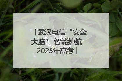 武汉电信“安全大脑” 智能护航2025年高考