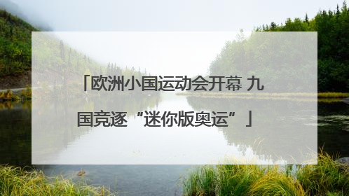 欧洲小国运动会开幕 九国竞逐“迷你版奥运”
