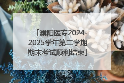 濮阳医专2024-2025学年第二学期期末考试顺利结束