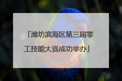 潍坊滨海区第三届零工技能大赛成功举办