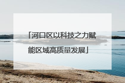 河口区以科技之力赋能区域高质量发展