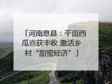 河南息县：千亩西瓜喜获丰收 激活乡村“甜蜜经济”