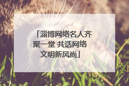 淄博网络名人齐聚一堂 共话网络文明新风尚