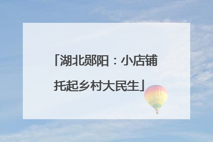 湖北郧阳：小店铺托起乡村大民生