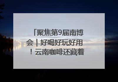 聚焦第9届南博会｜好喝好玩好用！云南咖啡还藏着多少惊喜？