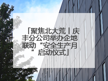 聚焦北大荒丨庆丰分公司举办企地联动“安全生产月”启动仪式