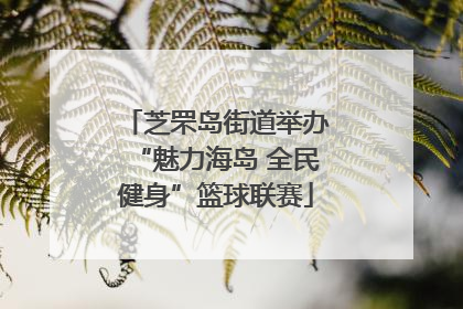 芝罘岛街道举办“魅力海岛 全民健身”篮球联赛