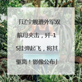 辽宁舰遭外军双航母夹击，歼-15挂弹起飞，将其驱离！影像公布