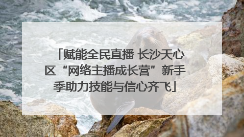 赋能全民直播 长沙天心区“网络主播成长营”新手季助力技能与信心齐飞