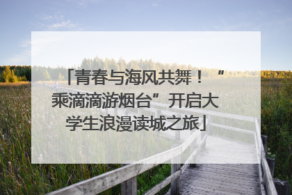 青春与海风共舞！“乘滴滴游烟台”开启大学生浪漫读城之旅