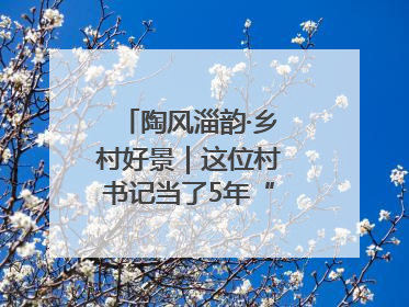 陶风淄韵·乡村好景｜这位村书记当了5年“首席证婚人”