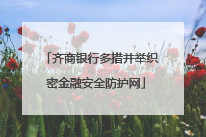 齐商银行多措并举织密金融安全防护网