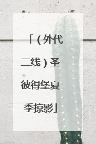 （外代二线）圣彼得堡夏季掠影
