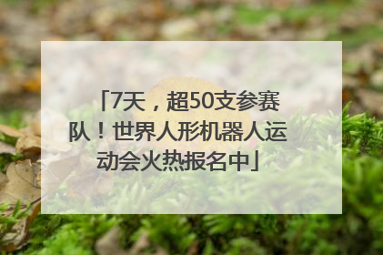 7天，超50支参赛队！世界人形机器人运动会火热报名中