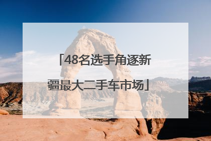 48名选手角逐新疆最大二手车市场