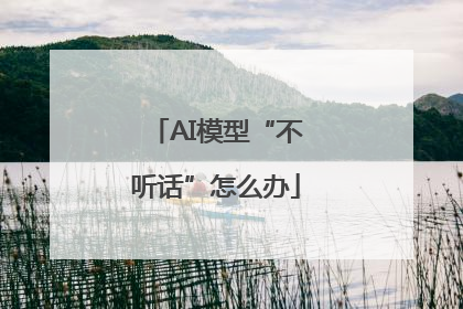 AI模型“不听话”怎么办
